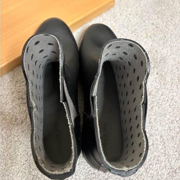 London Fog Classic Black Short Rain Boots - Picture 5 of 7